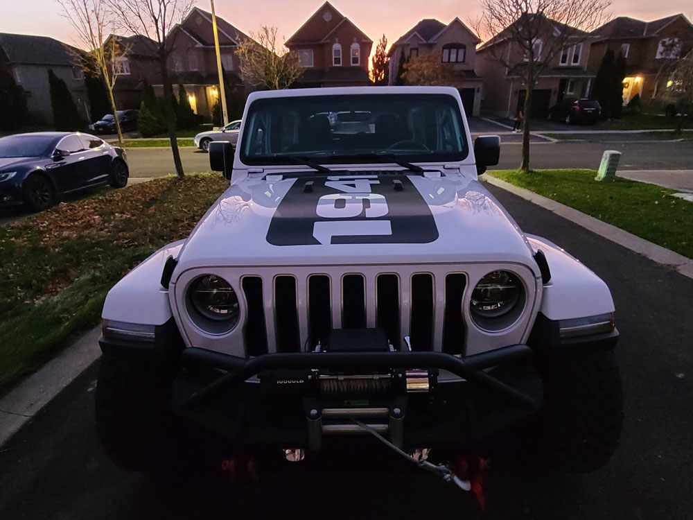 Vehicle Wrap - Decal - Hood Wrap - 1941 Decal - Jeep Decal - Sticker on hood - Carbon fiber wrap - Sport wrap - logo on the car - wrap the car - Nice wrap - cool design for jeep 01