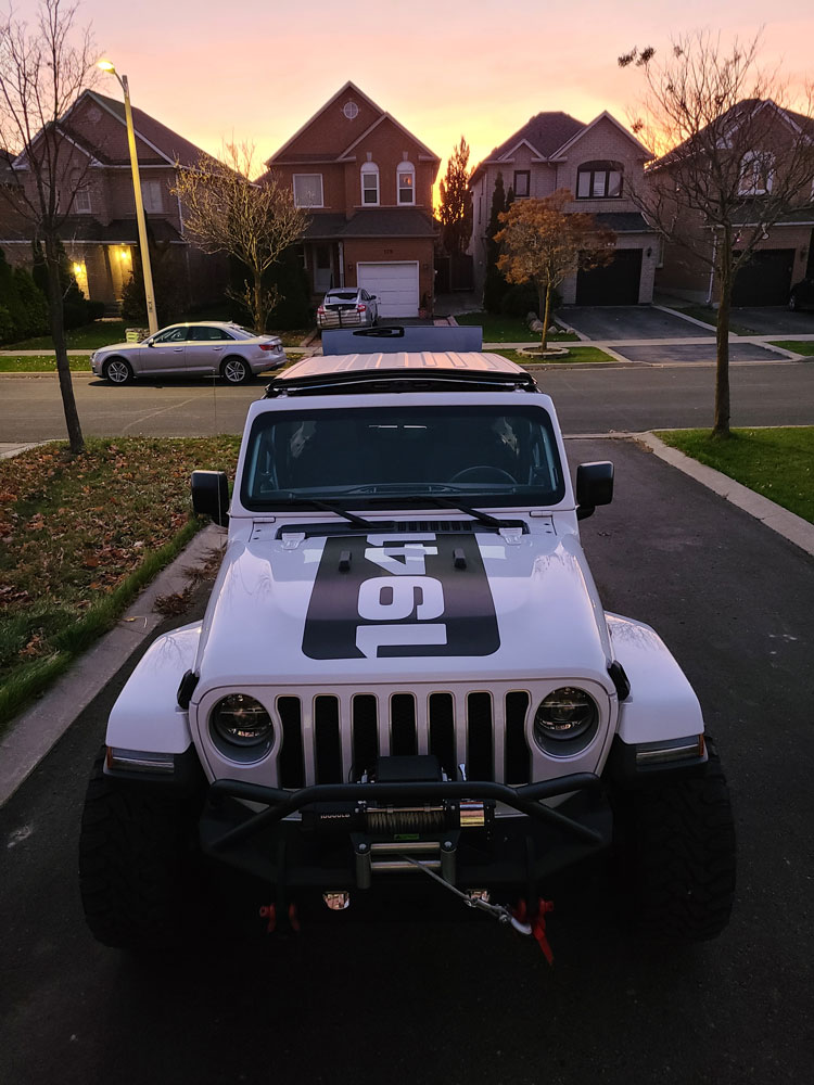 Vehicle Wrap - Decal - Hood Wrap - 1941 Decal - Jeep Decal - Sticker on hood - Carbon fiber wrap - Sport wrap - logo on the car - wrap the car - Nice wrap - cool design for jeep 04